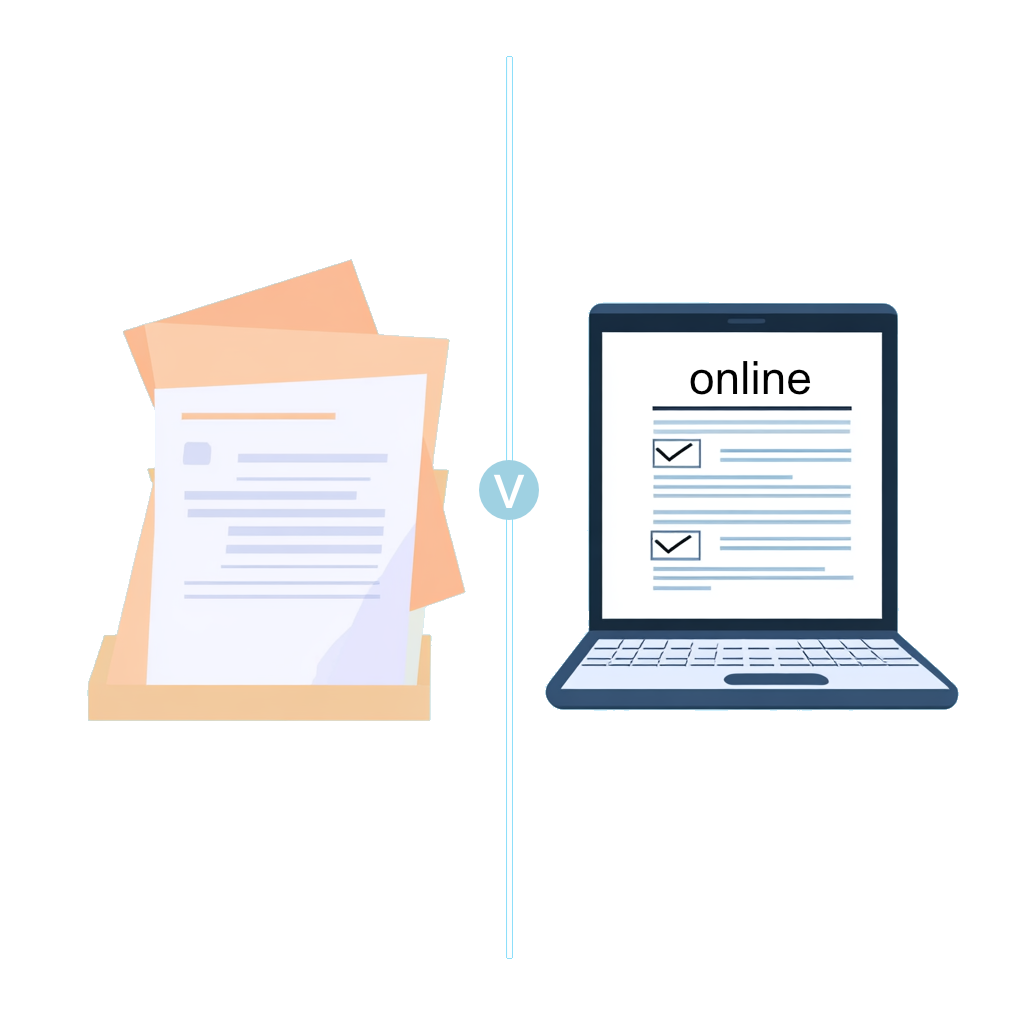 Papierbefragung vs Online-Befragung